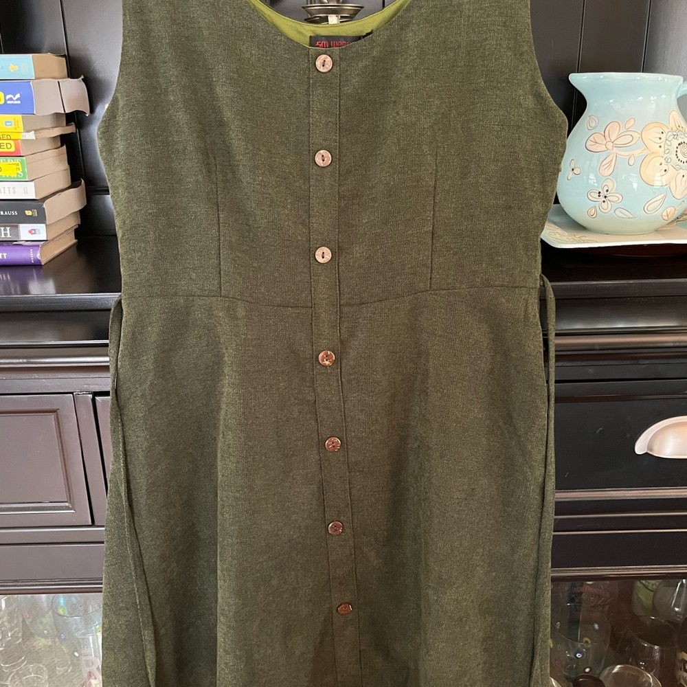 SM Wardrobe green dress, size m/l